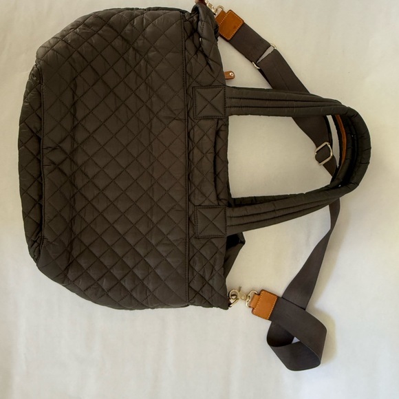 MZ Wallace Espresso Quilted Crossbody Bag - Picture 7 of 8